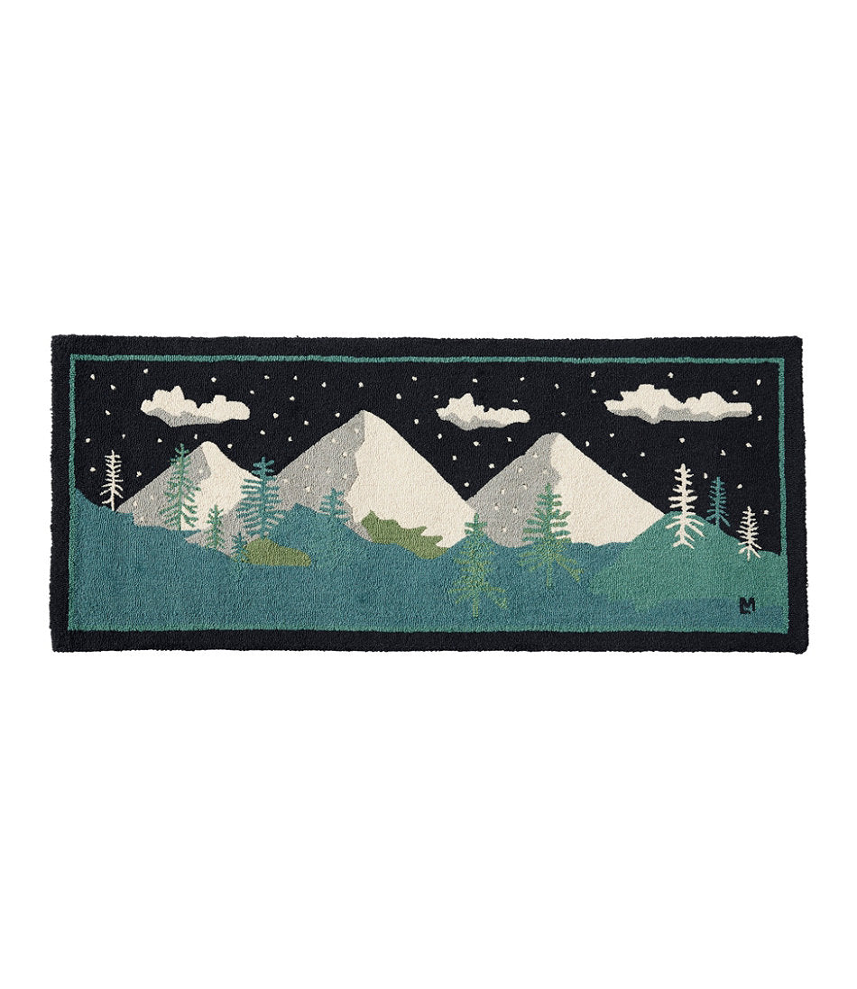 Wool Hooked Runner, Winter Woods | L.L.Bean near me