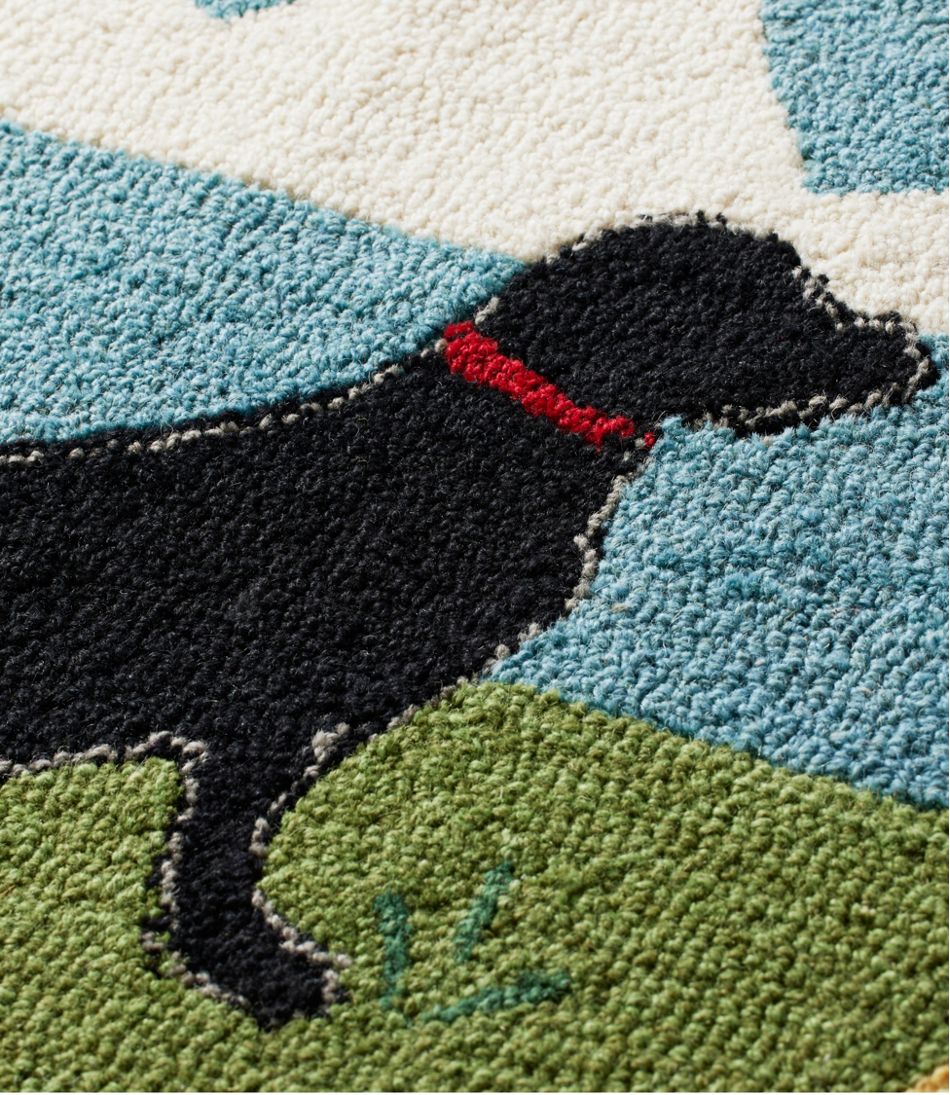 Wool Hooked Novelty Runner, Lakeside Labs | L.L.Bean discount