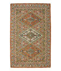 Bordered Medallion Wool Tufted Rug | L.L.Bean outlet
