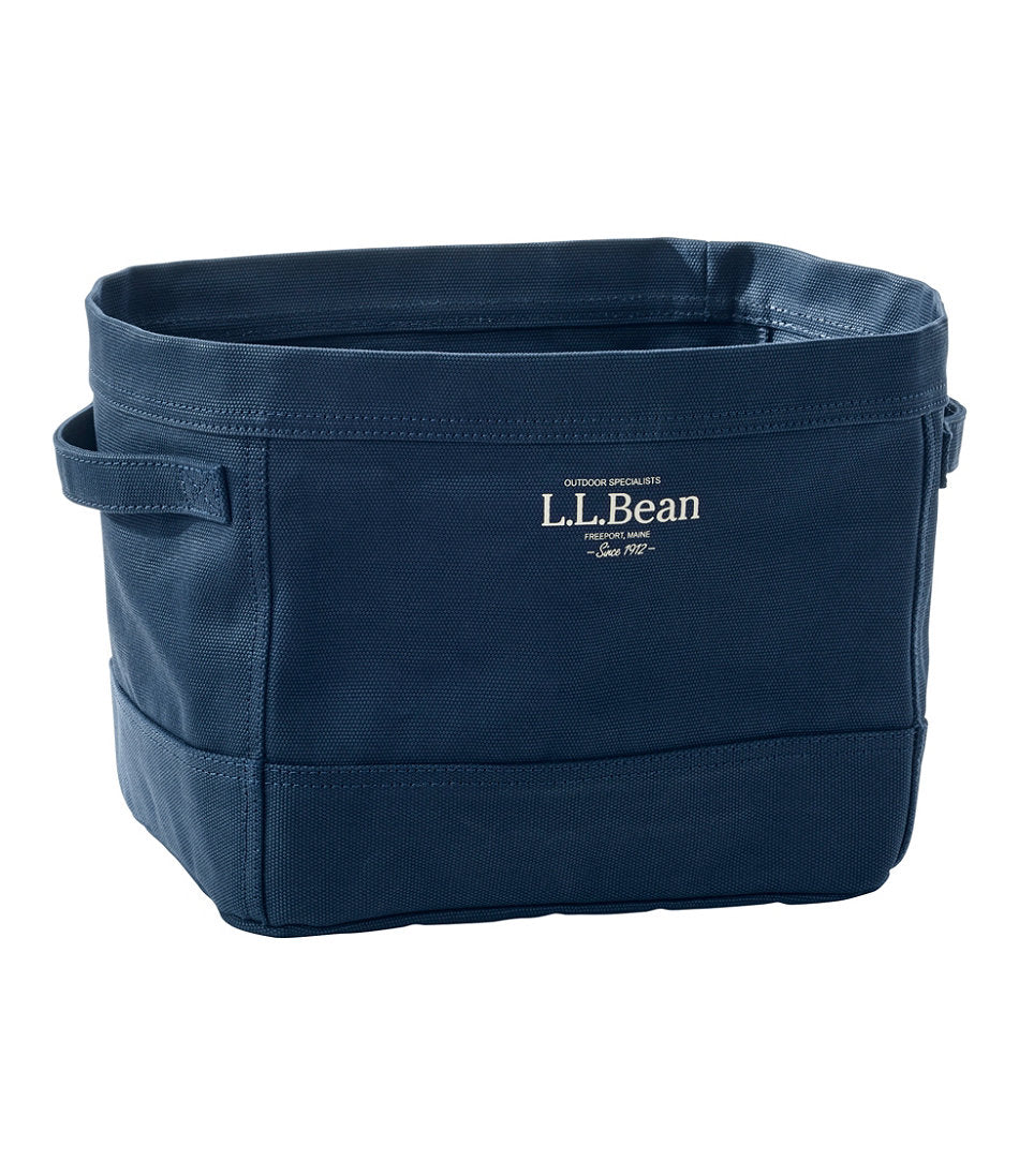 Canvas Storage Tote, Rectangular | L.L.Bean online