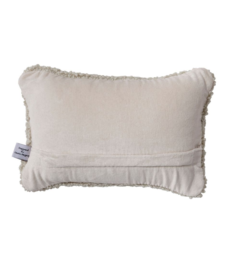 Wool Hooked Throw Pillow, Blueberries, 8" x 12" | L.L.Bean sale