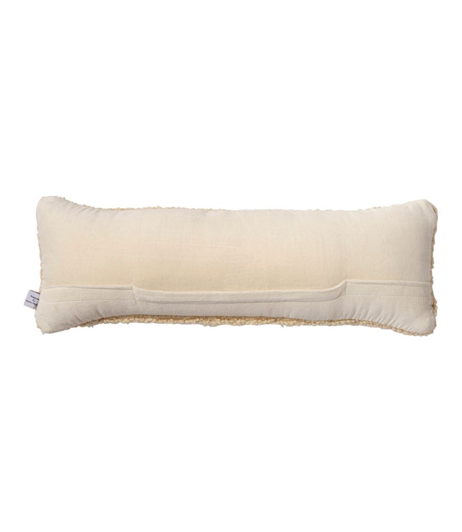 Wool Hooked Throw Pillow, Lab Trio, 8" x 24" | L.L.Bean on sale