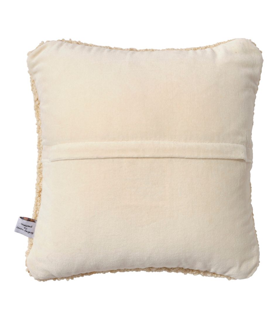Wool Hooked Throw Pillow, Yellow Dog, 14" x 14" | L.L.Bean near me