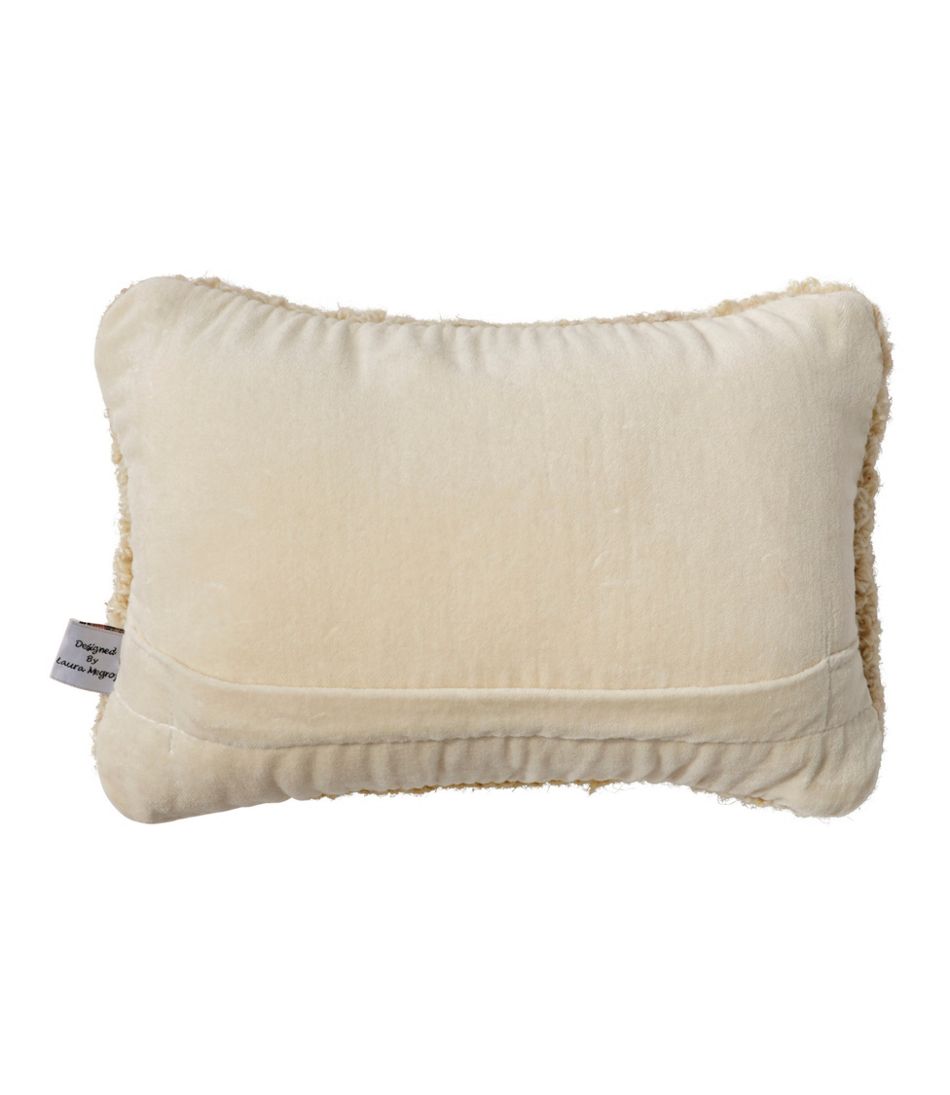 Wool Hooked Throw Pillow, Yellow Labrador, 8" x 12" | L.L.Bean sale