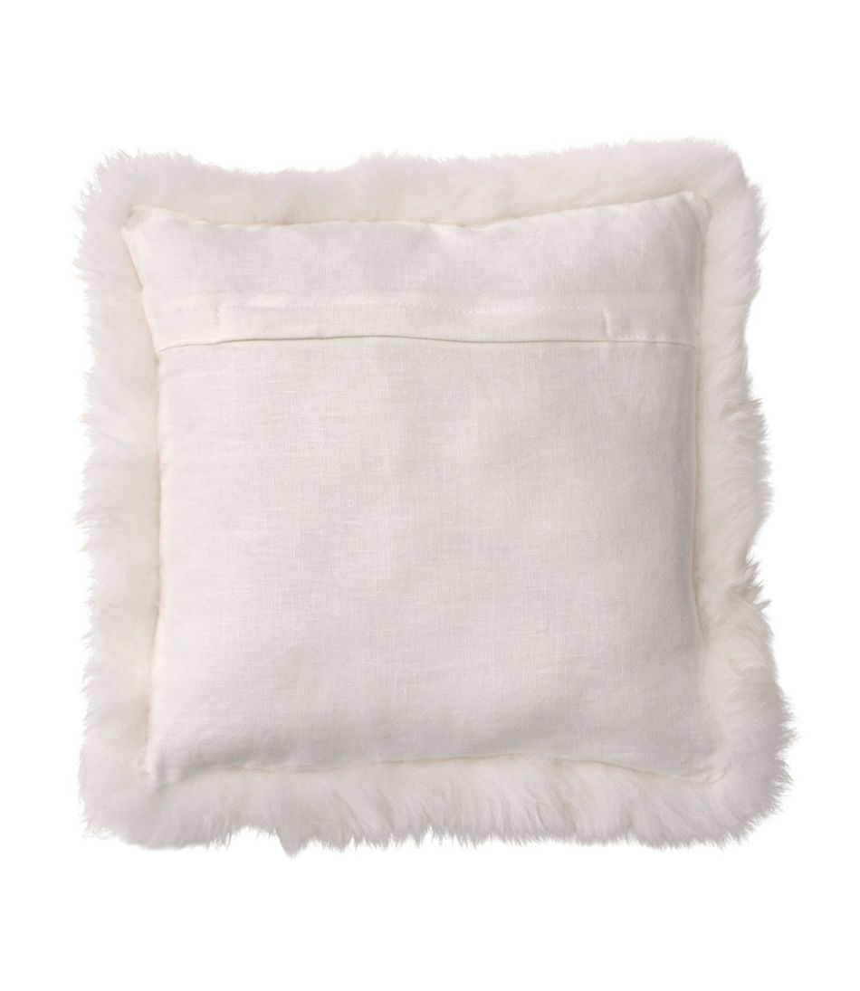 Sheepskin Throw Pillow, 14" x 14" | L.L.Bean for sale
