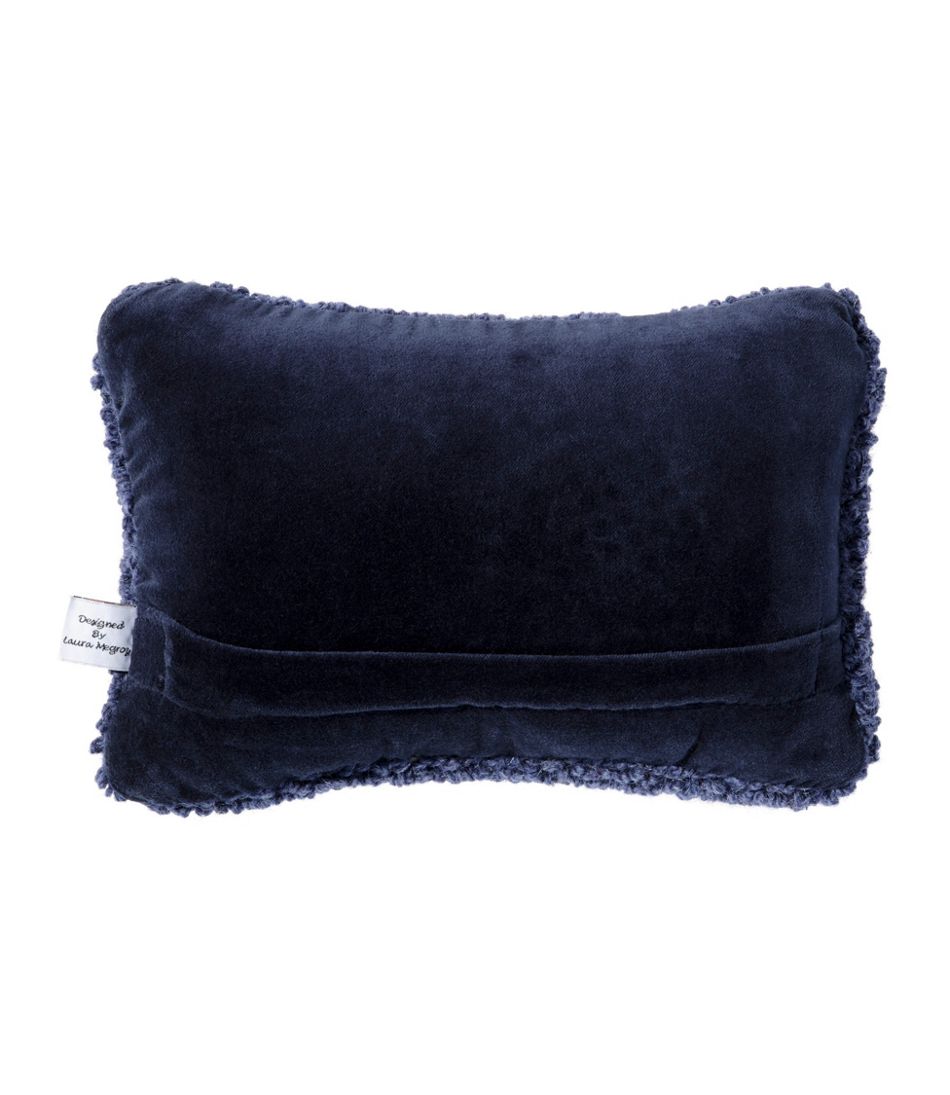 Wool Hooked Throw Pillow, Whale, 8" x 12" | L.L.Bean on sale