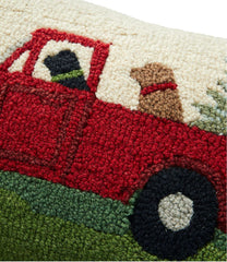 Wool Hooked Throw Pillow, Dog Trio, 14" x 20" | L.L.Bean discount