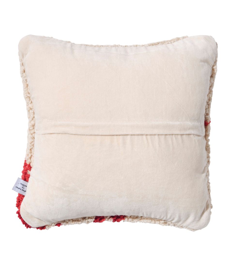 Wool Hooked Throw Pillow, Red Lobster, 14" x 14" | L.L.Bean on sale