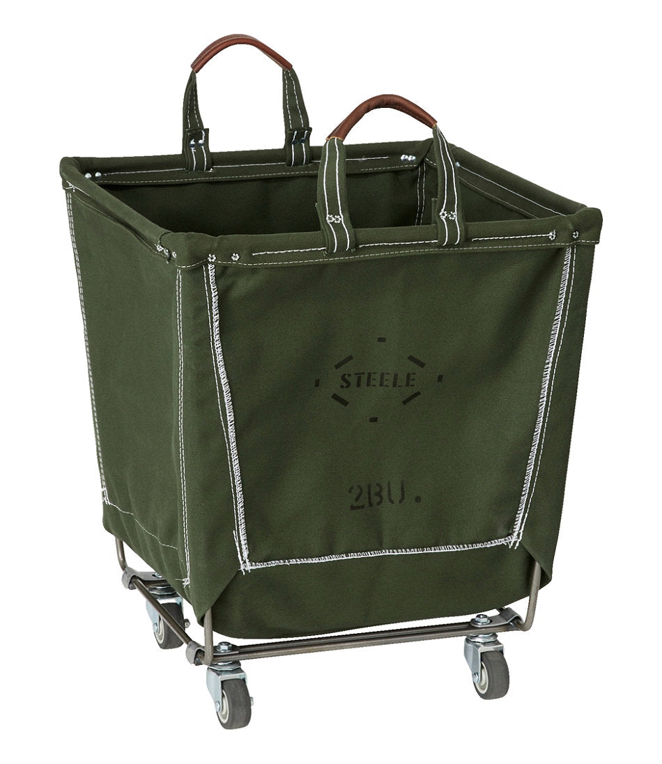 Steele Two Bushel Small Carry Basket with Casters | L.L.Bean online