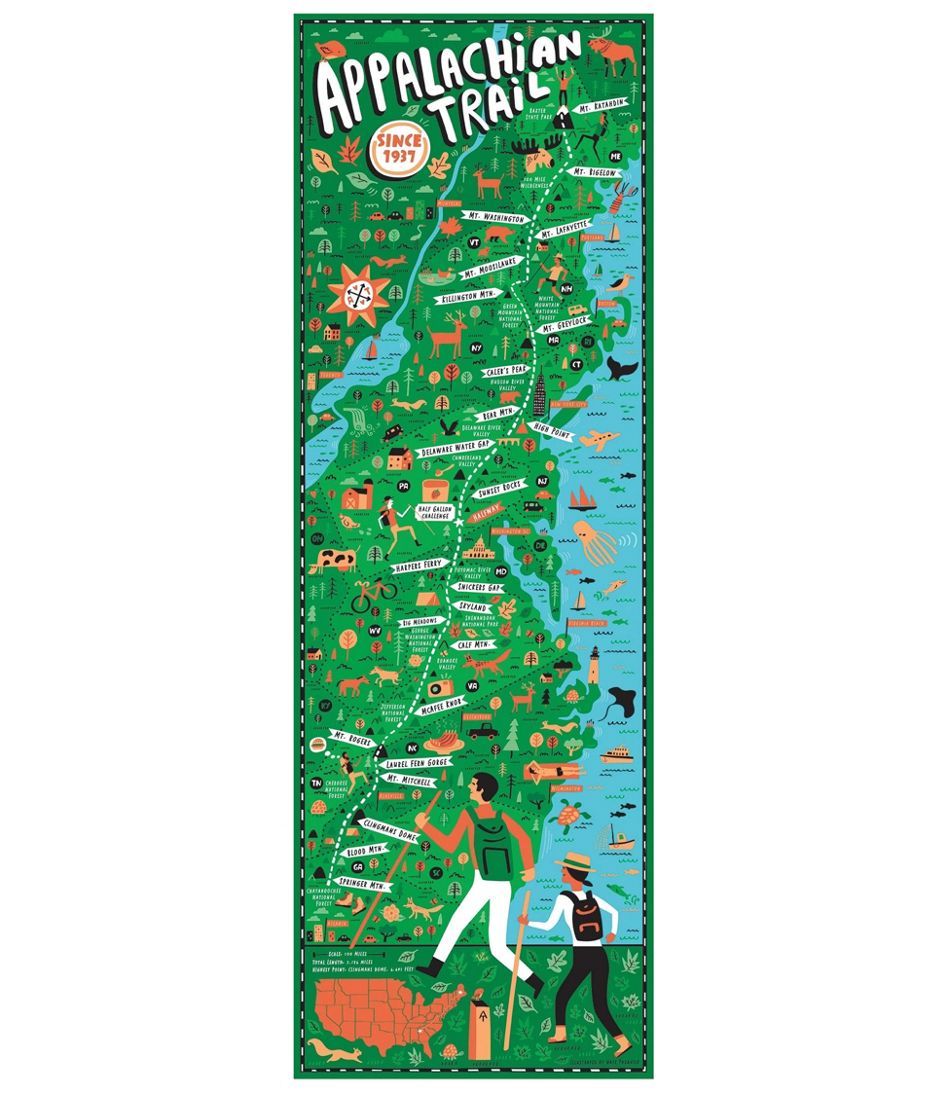 Appalachian Trail Puzzle, 750 Pieces | L.L.Bean outlet