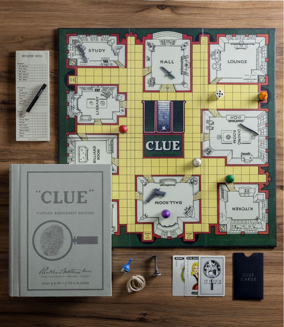 Clue Vintage Bookshelf Game | L.L.Bean for sale