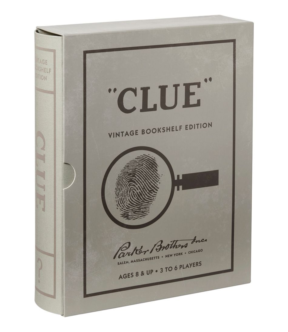 Clue Vintage Bookshelf Game | L.L.Bean for sale