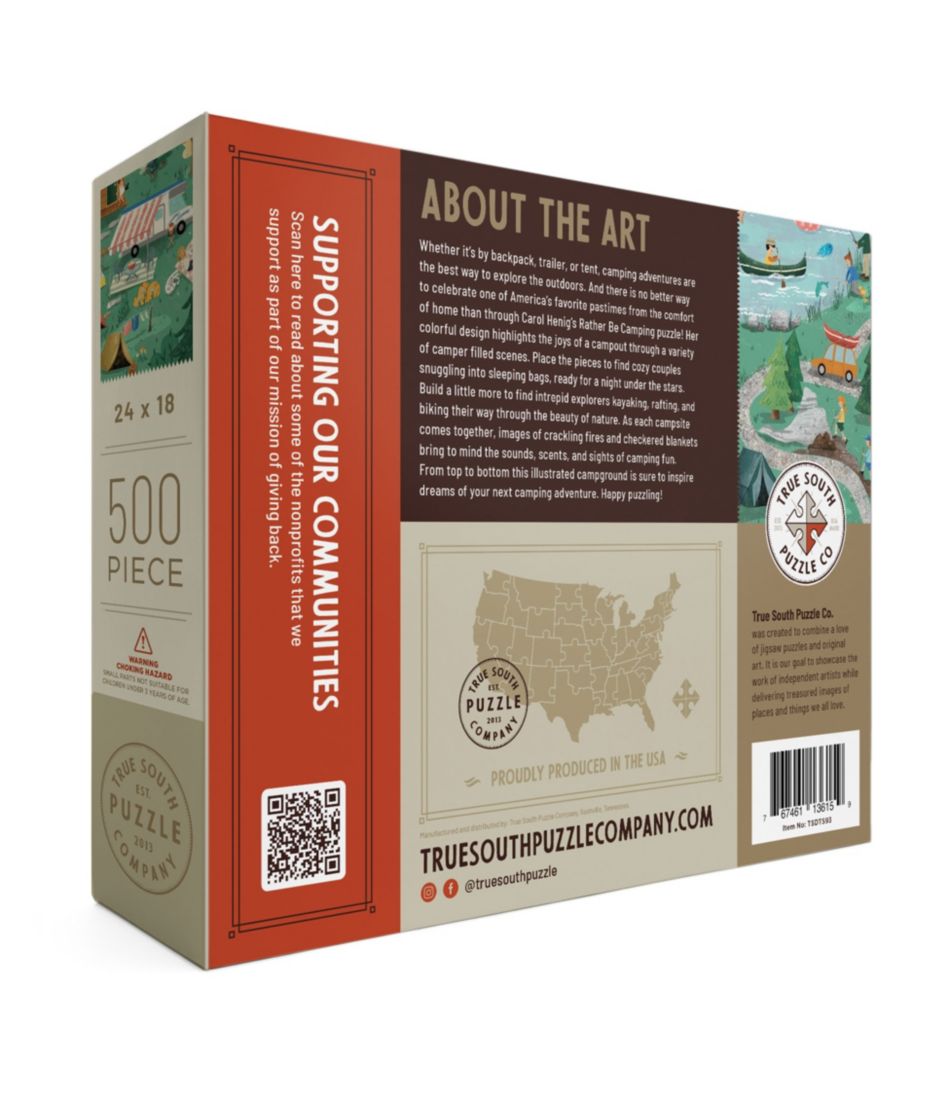 Campground Puzzle, 500 Pieces | L.L.Bean outlet