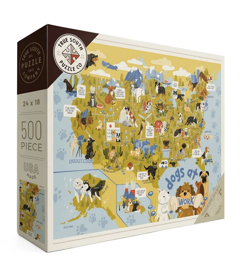 Dogs at Work Puzzle, 500 Pieces | L.L.Bean on sale