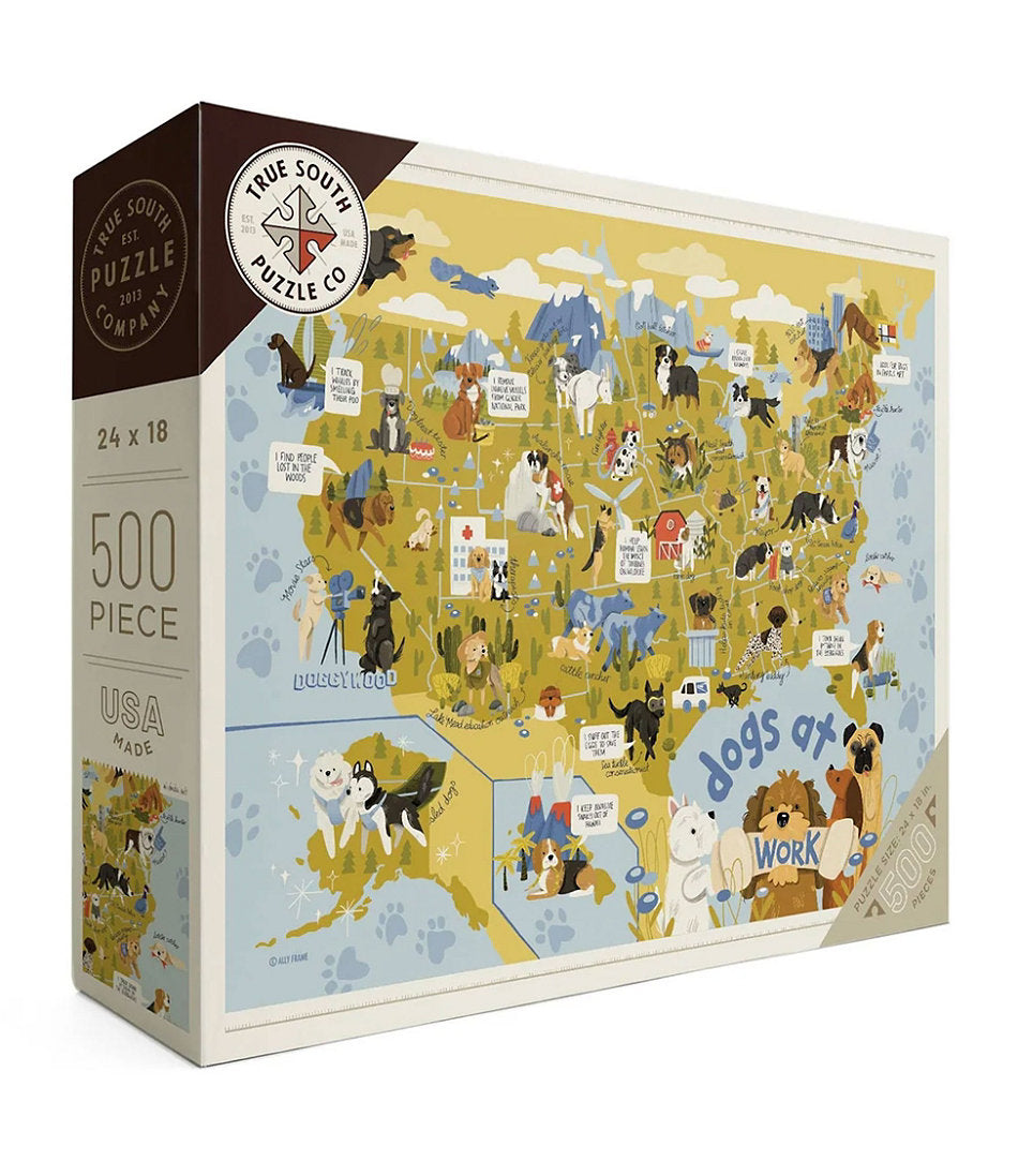 Dogs at Work Puzzle, 500 Pieces | L.L.Bean on sale