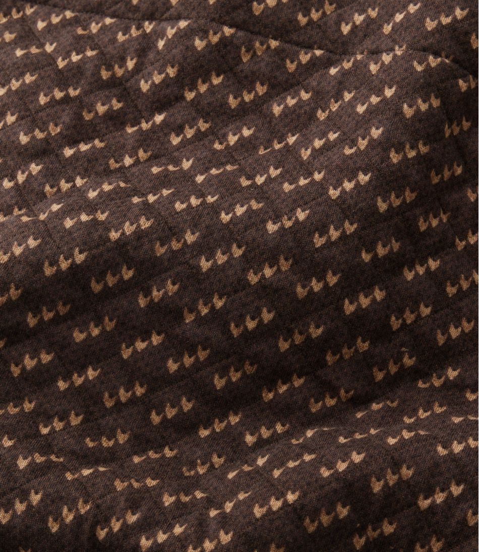 Men's Bean's Quilted Sweatshirt, Mockneck, Print | L.L.Bean on sale