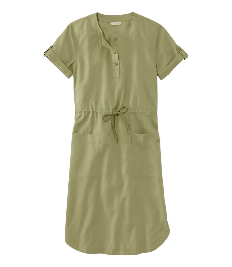 Women's Signature Tencel Linen Blend Woven Dress | L.L.Bean outlet