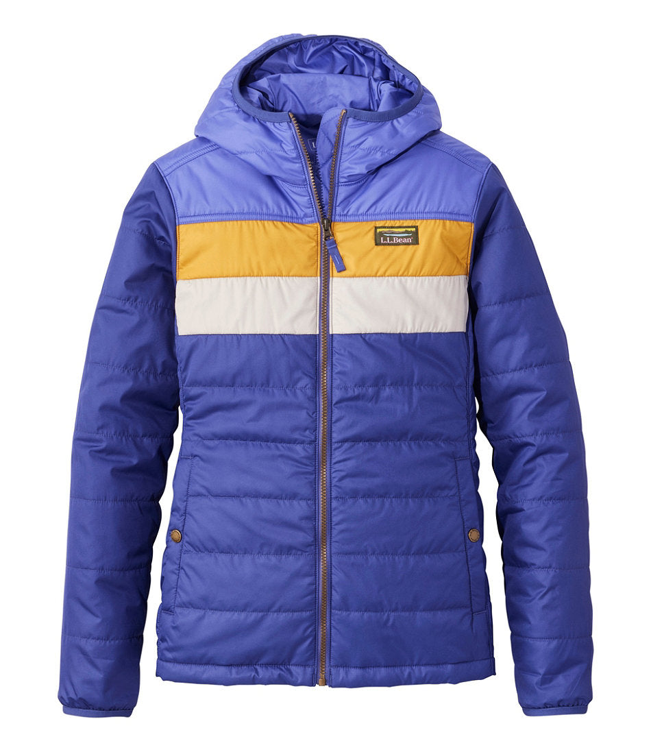 Women's Mountain Classic Puffer Hooded Jacket, Colorblock | L.L.Bean near me