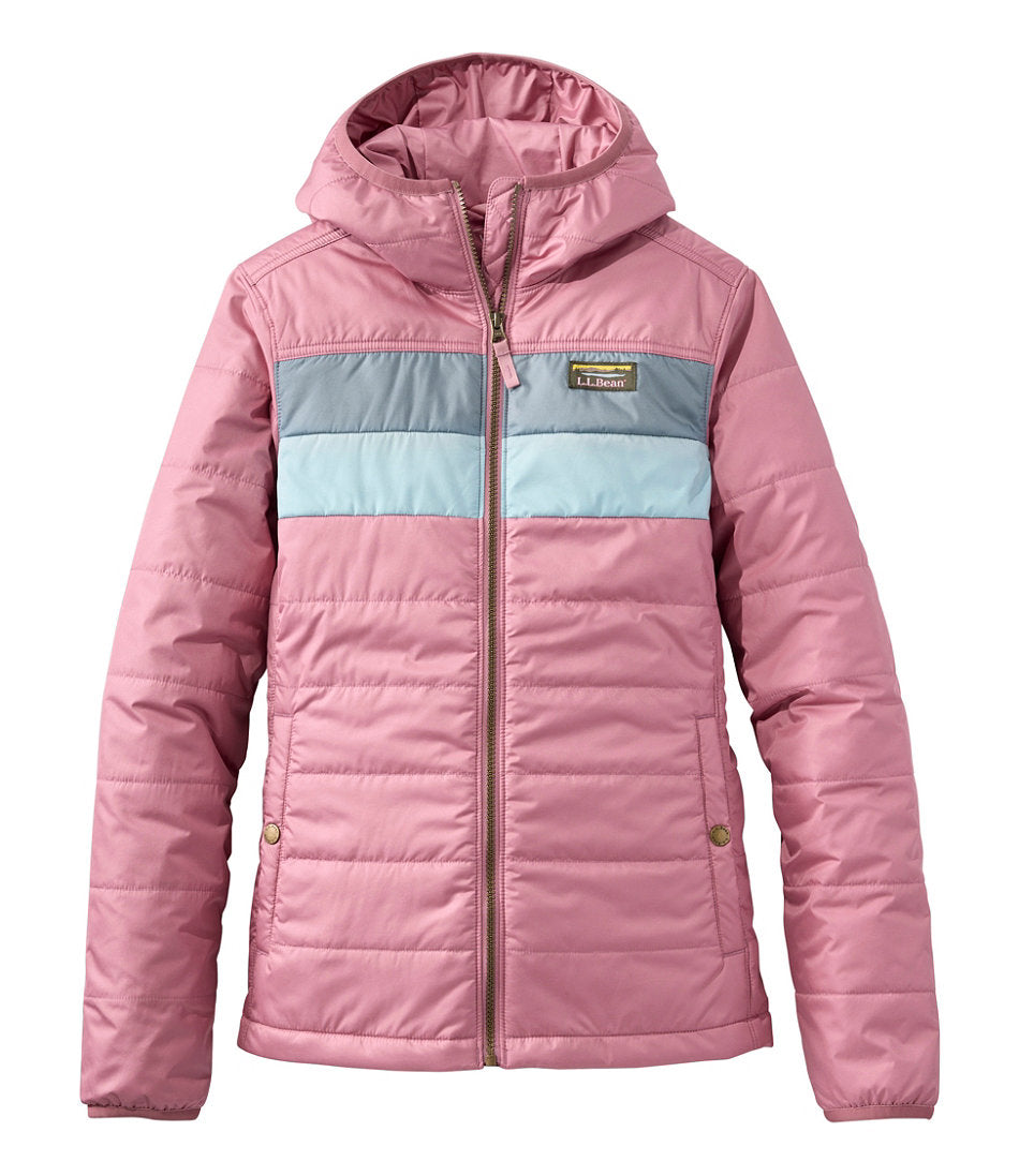 Women's Mountain Classic Puffer Hooded Jacket, Colorblock | L.L.Bean near me