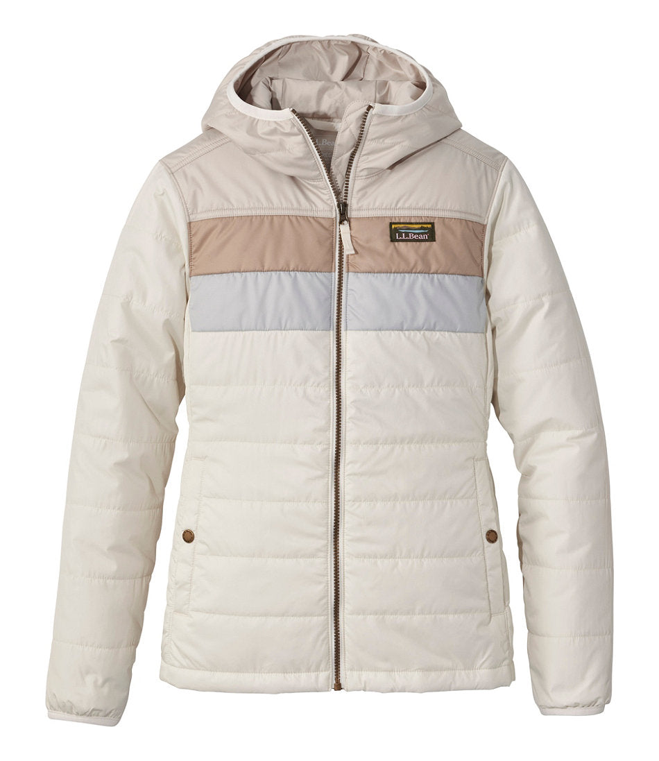 Women's Mountain Classic Puffer Hooded Jacket, Colorblock | L.L.Bean near me