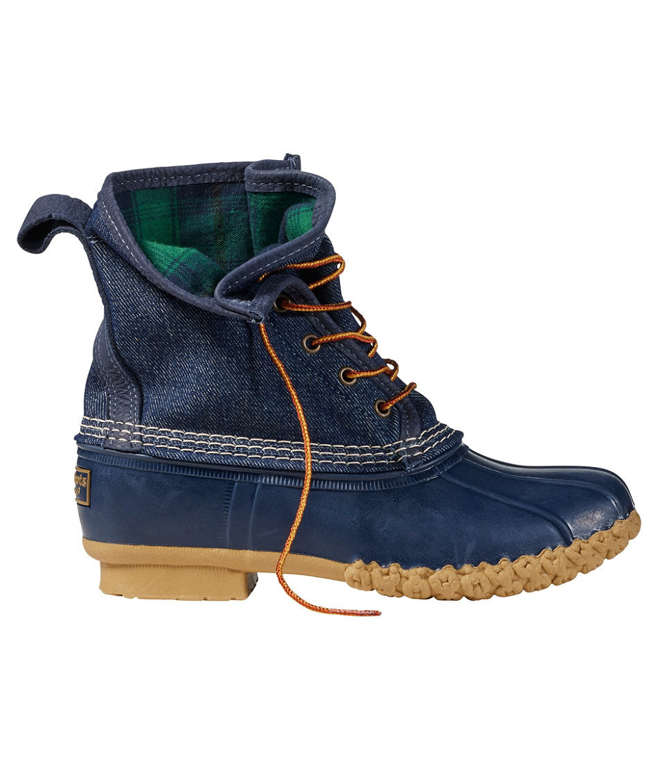 Women's Bean Boots, 8" Denim Insulated Flannel-Lined | L.L.Bean for sale