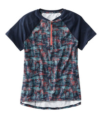 Women's Comfort Cycling Jersey Print Short-Sleeve | L.L.Bean outlet