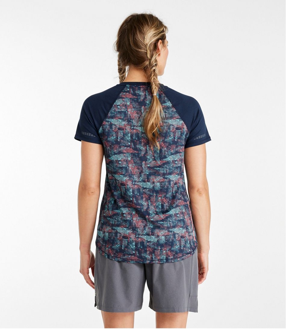 Women's Comfort Cycling Jersey Print Short-Sleeve | L.L.Bean outlet