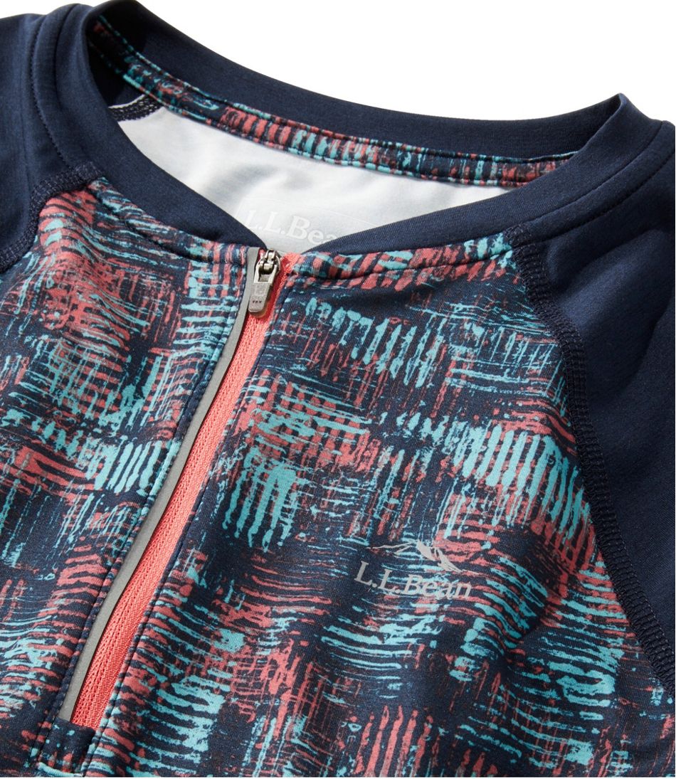 Women's Comfort Cycling Jersey Print Short-Sleeve | L.L.Bean outlet