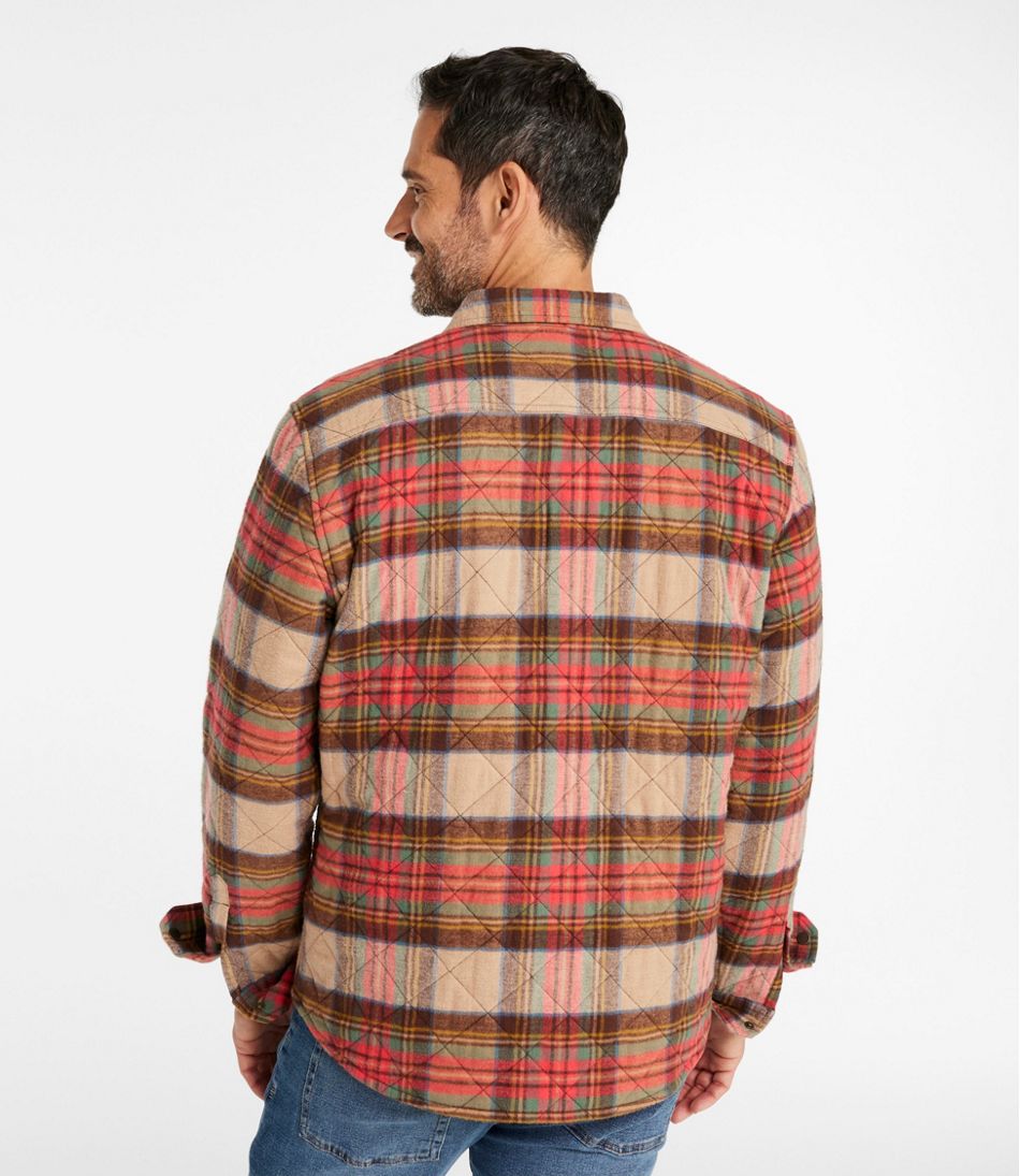 Men's Quilted Scotch Plaid Flannel Shirt Jac | L.L.Bean sale