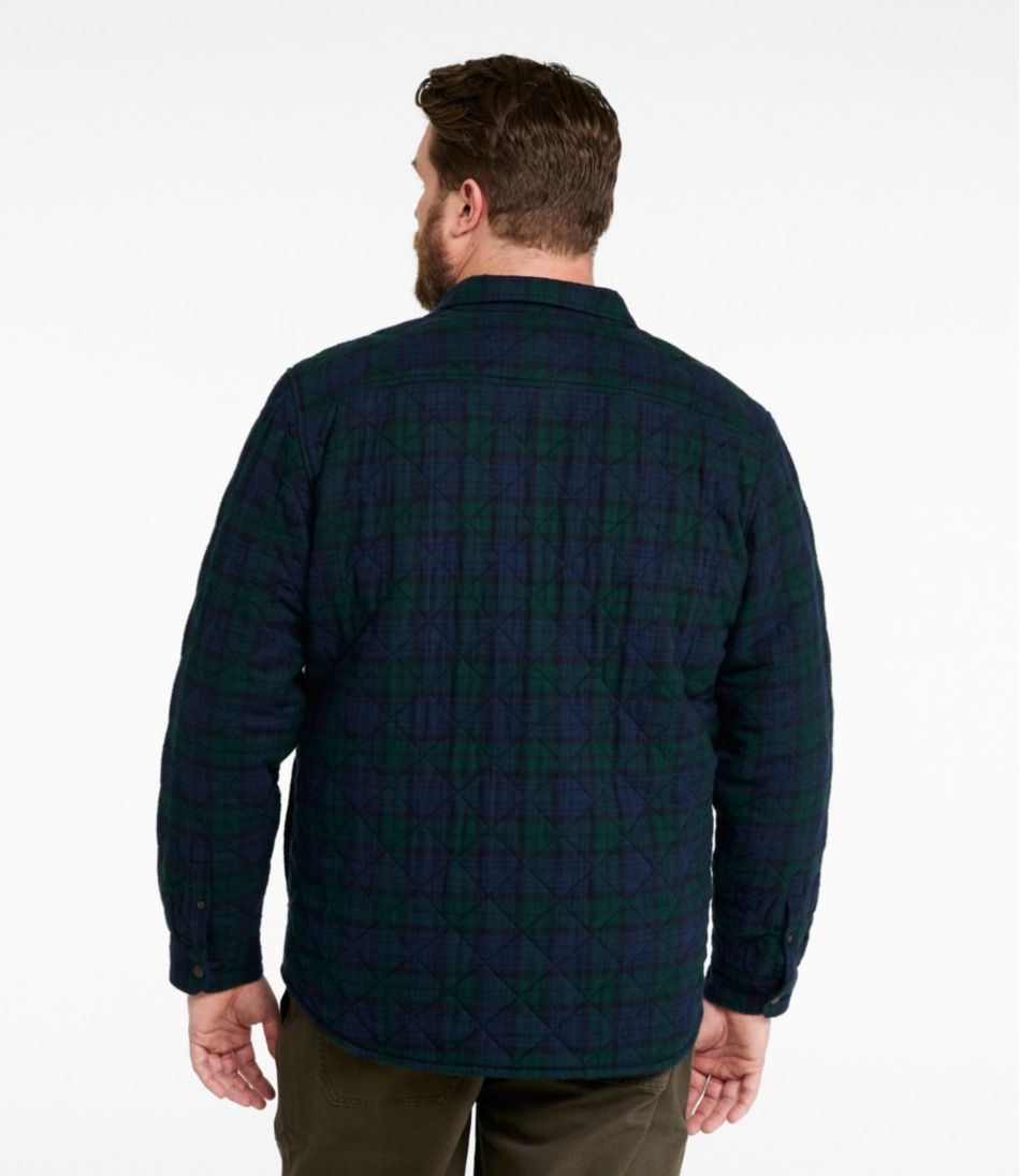 Men's Quilted Scotch Plaid Flannel Shirt Jac | L.L.Bean sale