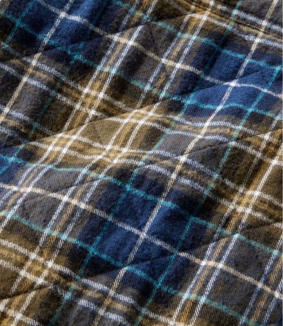 Men's Quilted Scotch Plaid Flannel Shirt Jac | L.L.Bean sale