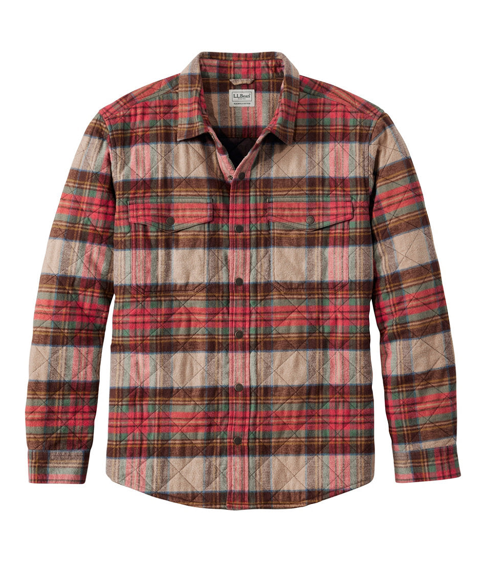 Men's Quilted Scotch Plaid Flannel Shirt Jac | L.L.Bean sale