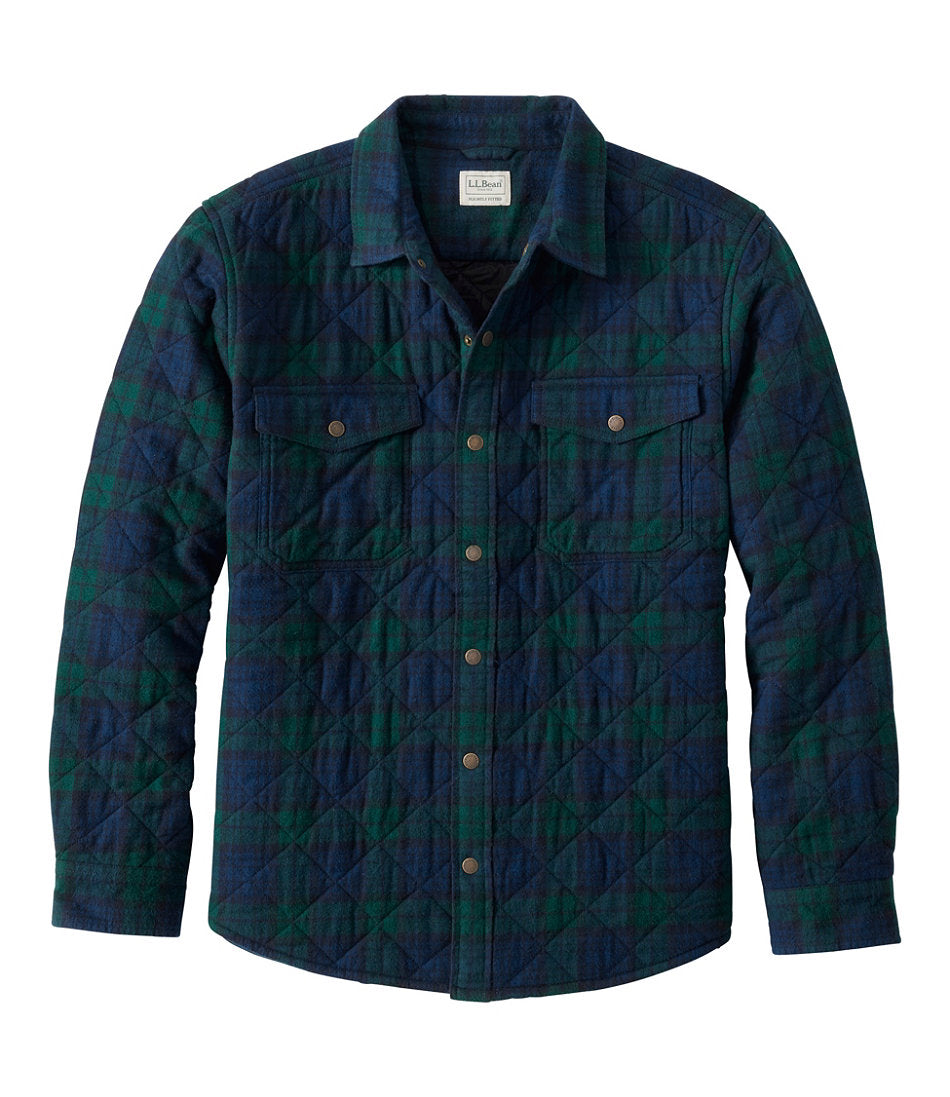 Men's Quilted Scotch Plaid Flannel Shirt Jac | L.L.Bean sale