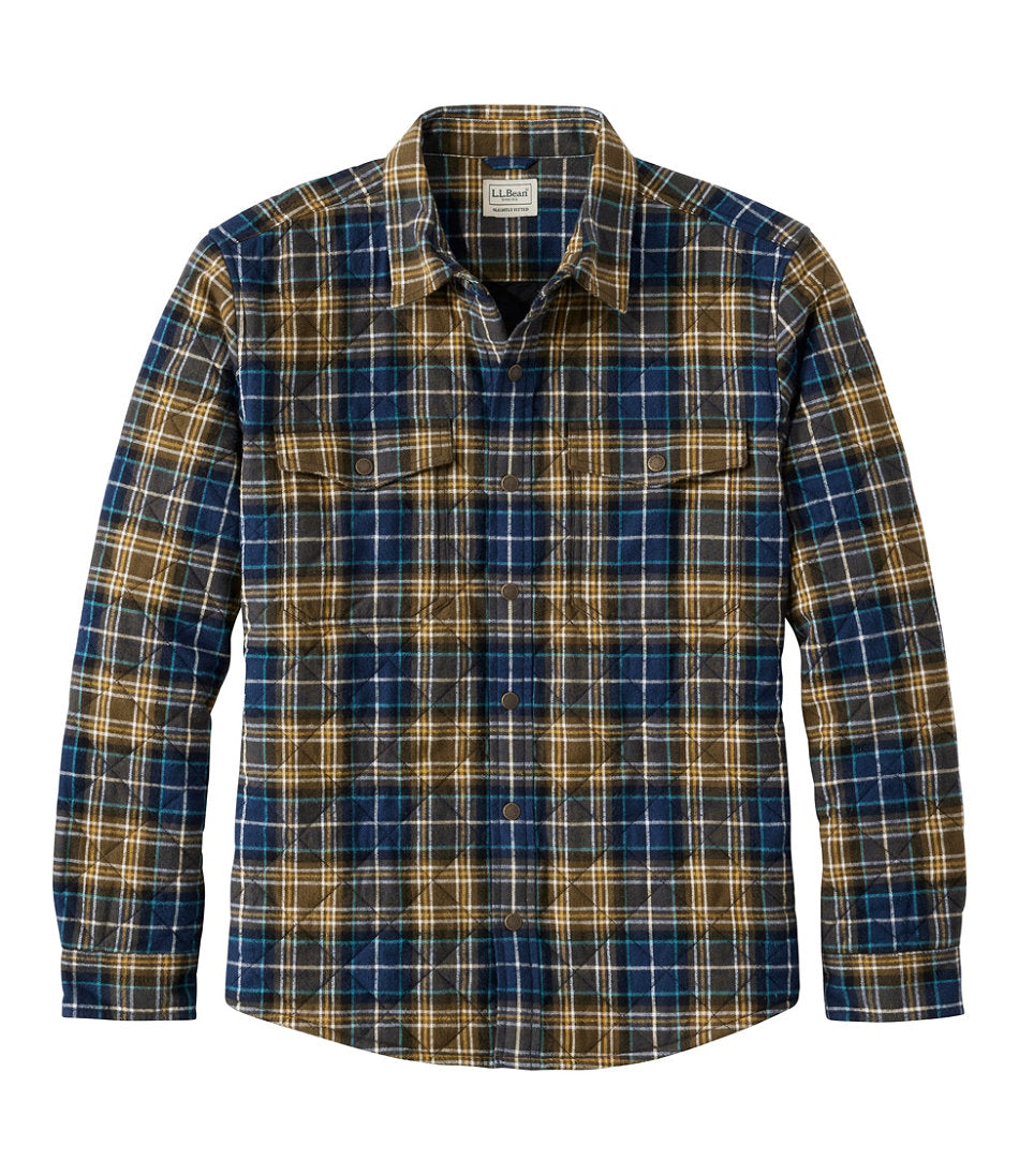 Men's Quilted Scotch Plaid Flannel Shirt Jac | L.L.Bean sale