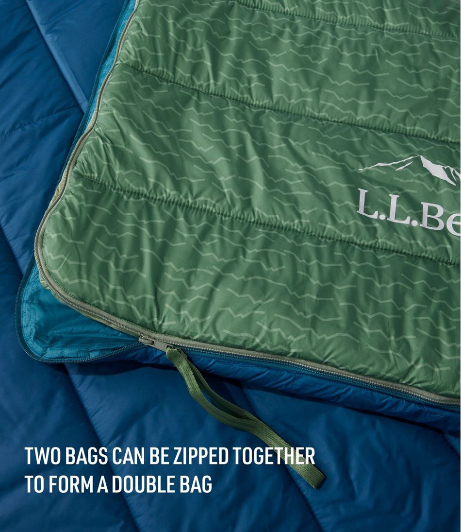 Adults' L.L.Bean Puffer Sleeping Bag, 40° Print | L.L.Bean online