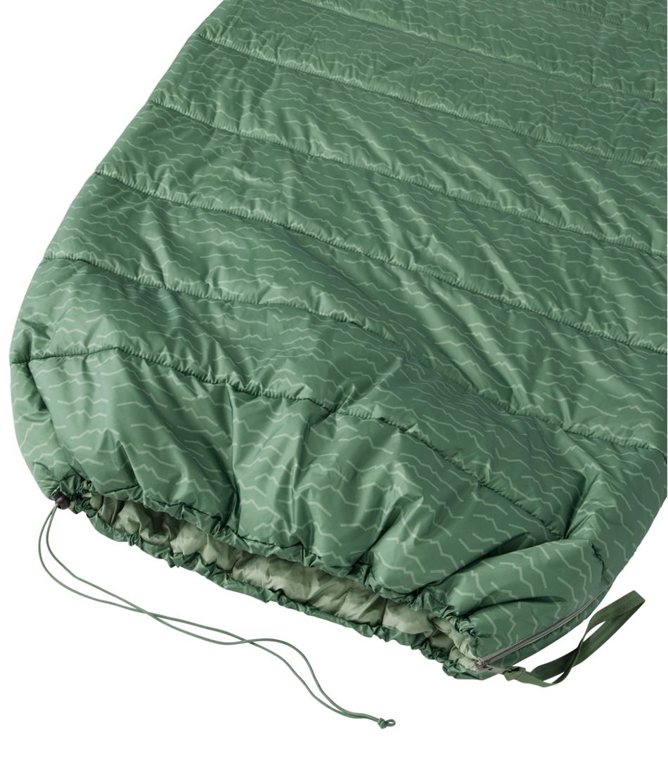 Adults' L.L.Bean Puffer Sleeping Bag, 40° Print | L.L.Bean online