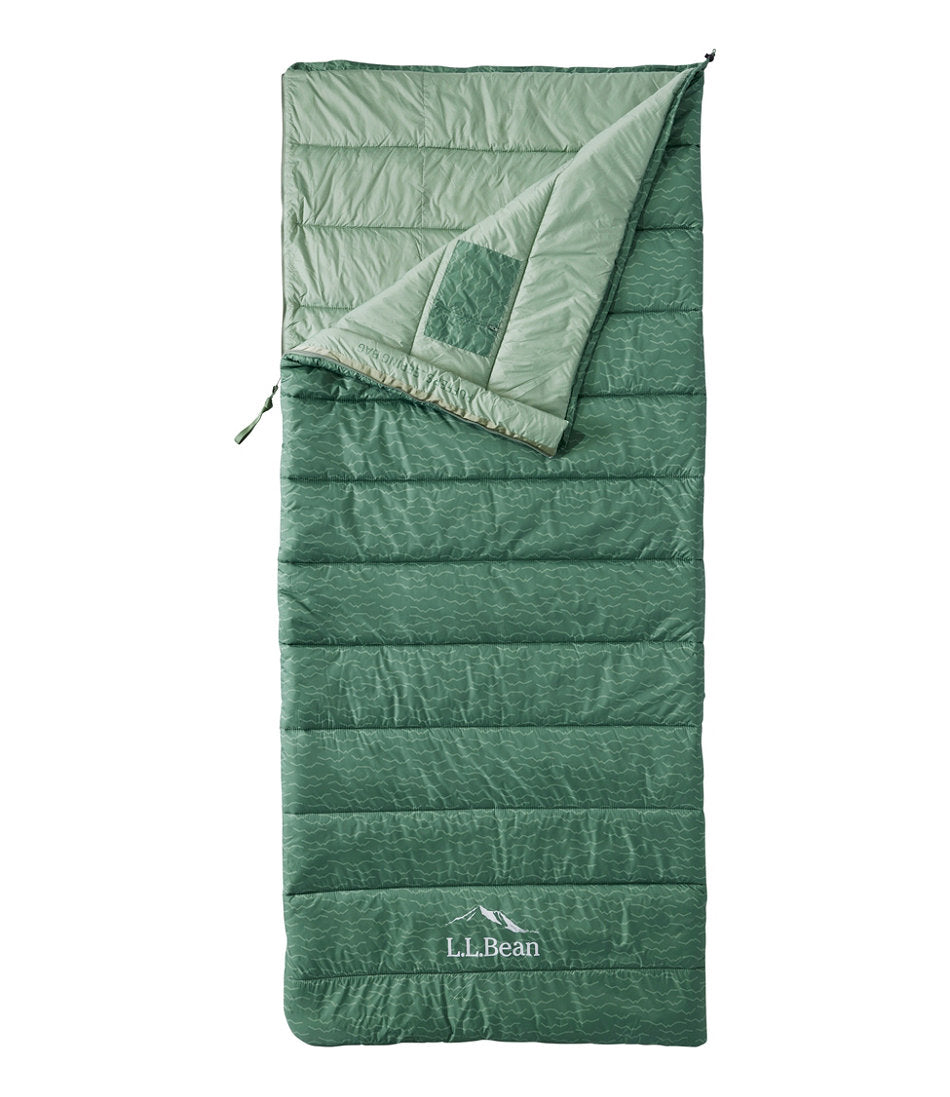 Adults' L.L.Bean Puffer Sleeping Bag, 40° Print | L.L.Bean online