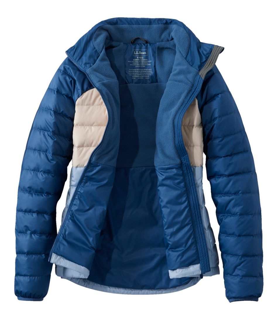 Women's Bean's Down Jacket, Colorblock | L.L.Bean for sale