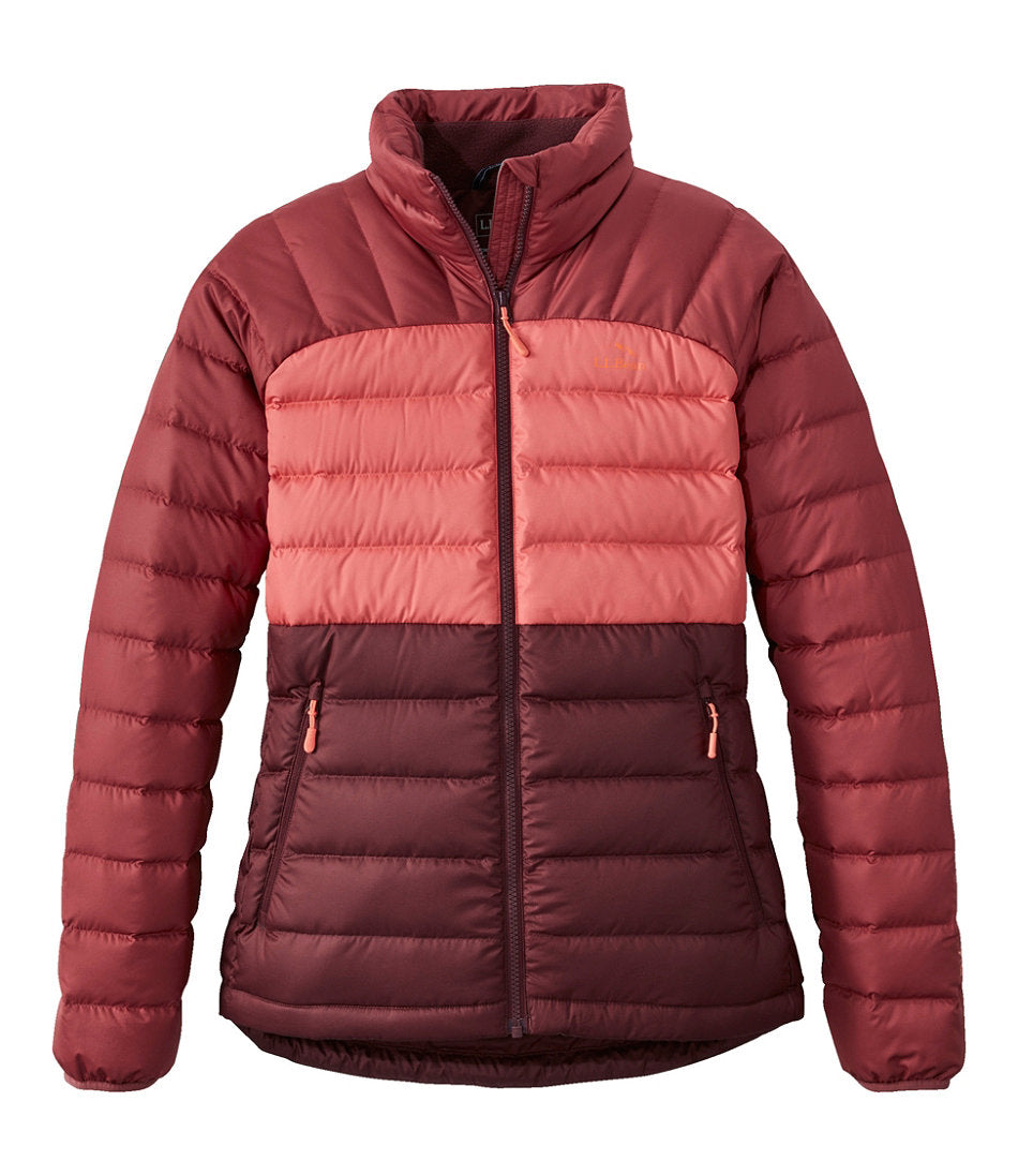 Women's Bean's Down Jacket, Colorblock | L.L.Bean for sale