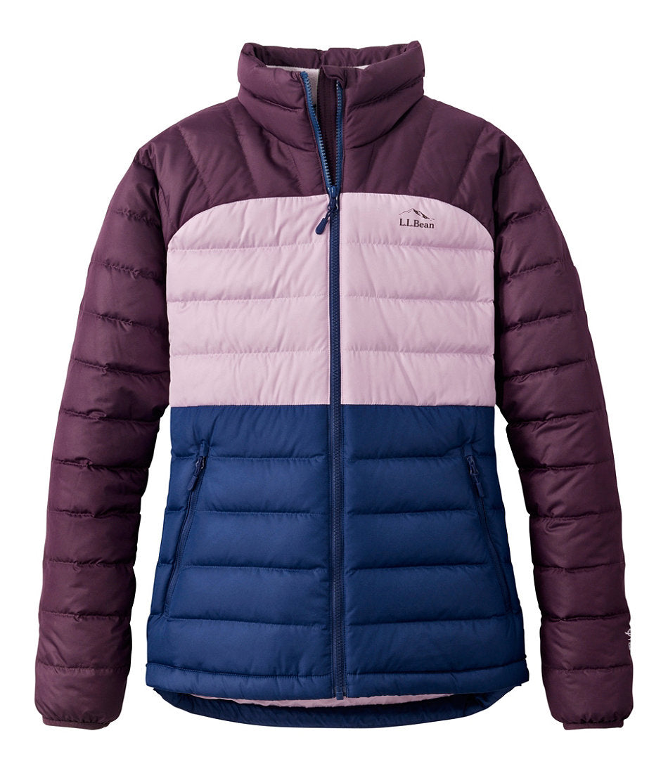Women's Bean's Down Jacket, Colorblock | L.L.Bean for sale