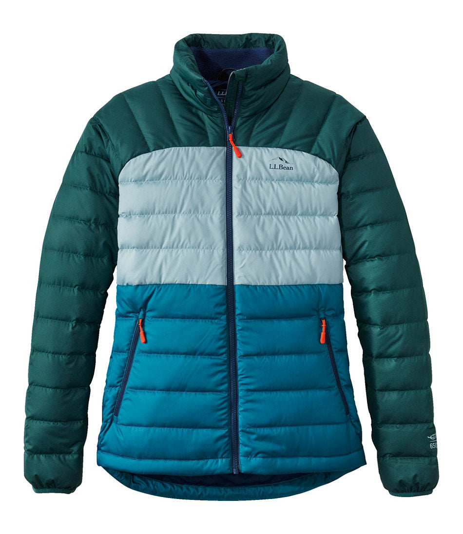 Women's Bean's Down Jacket, Colorblock | L.L.Bean for sale