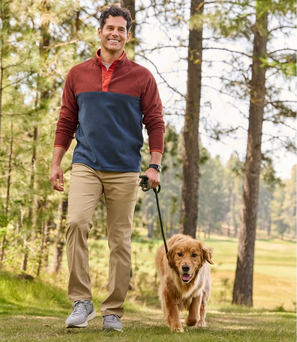 Men's All Season Access Fleece Pullover, Colorblock | L.L.Bean near me