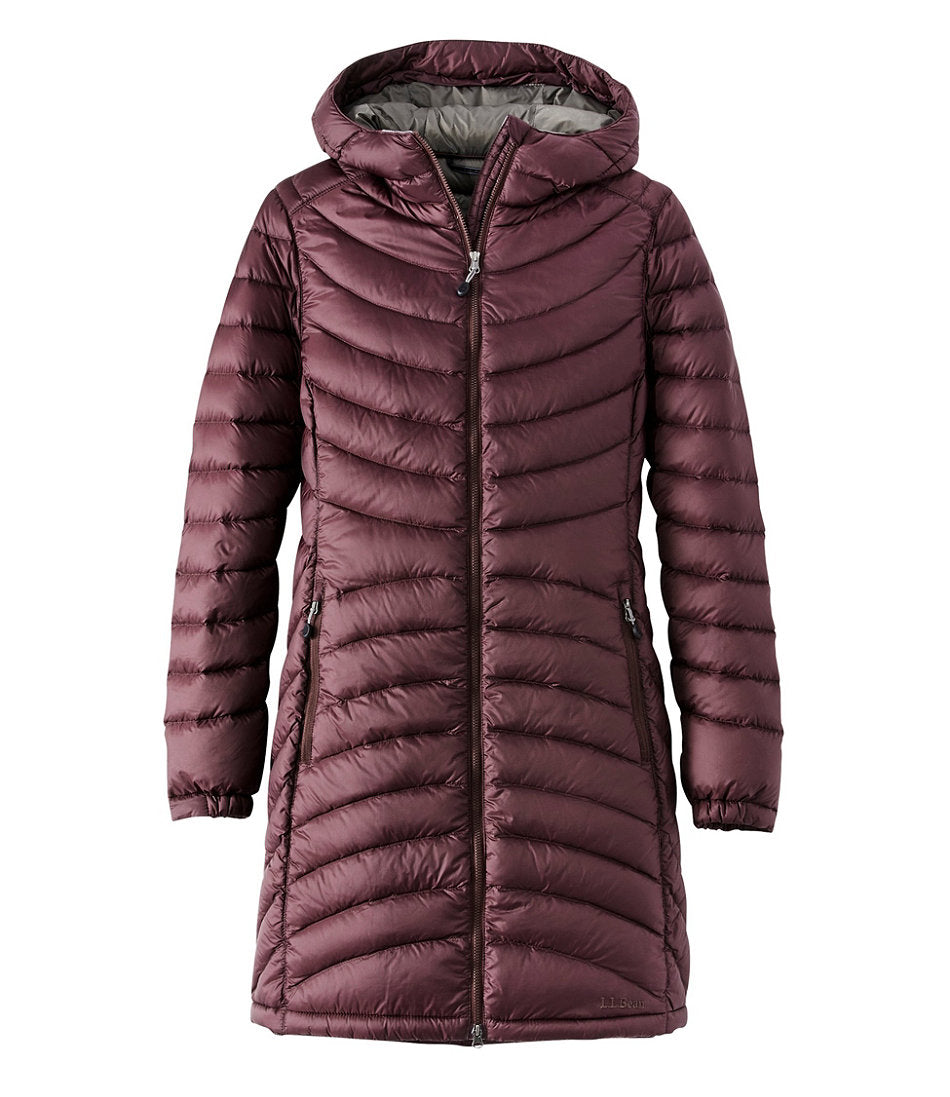 Women's Ultralight 850 Down Hooded Coat, Three-Quarter Length | L.L.Bean near me
