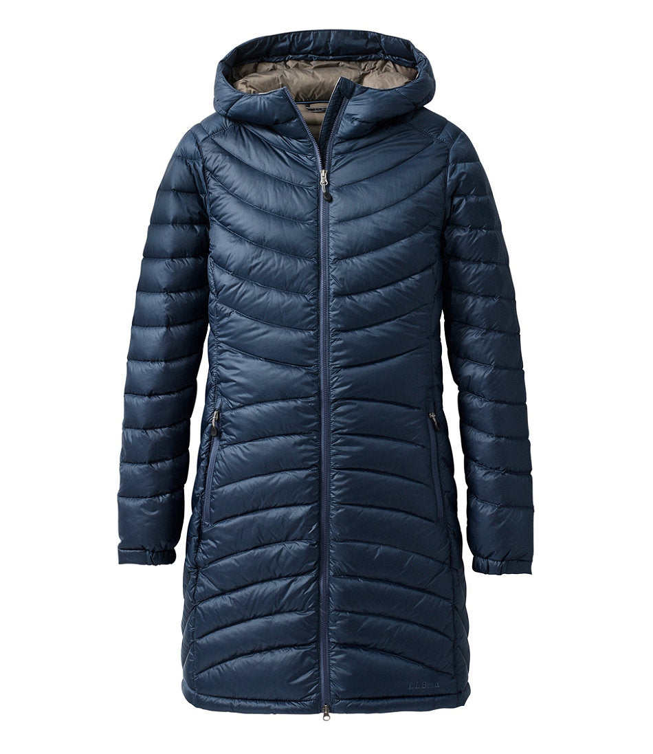 Women's Ultralight 850 Down Hooded Coat, Three-Quarter Length | L.L.Bean near me