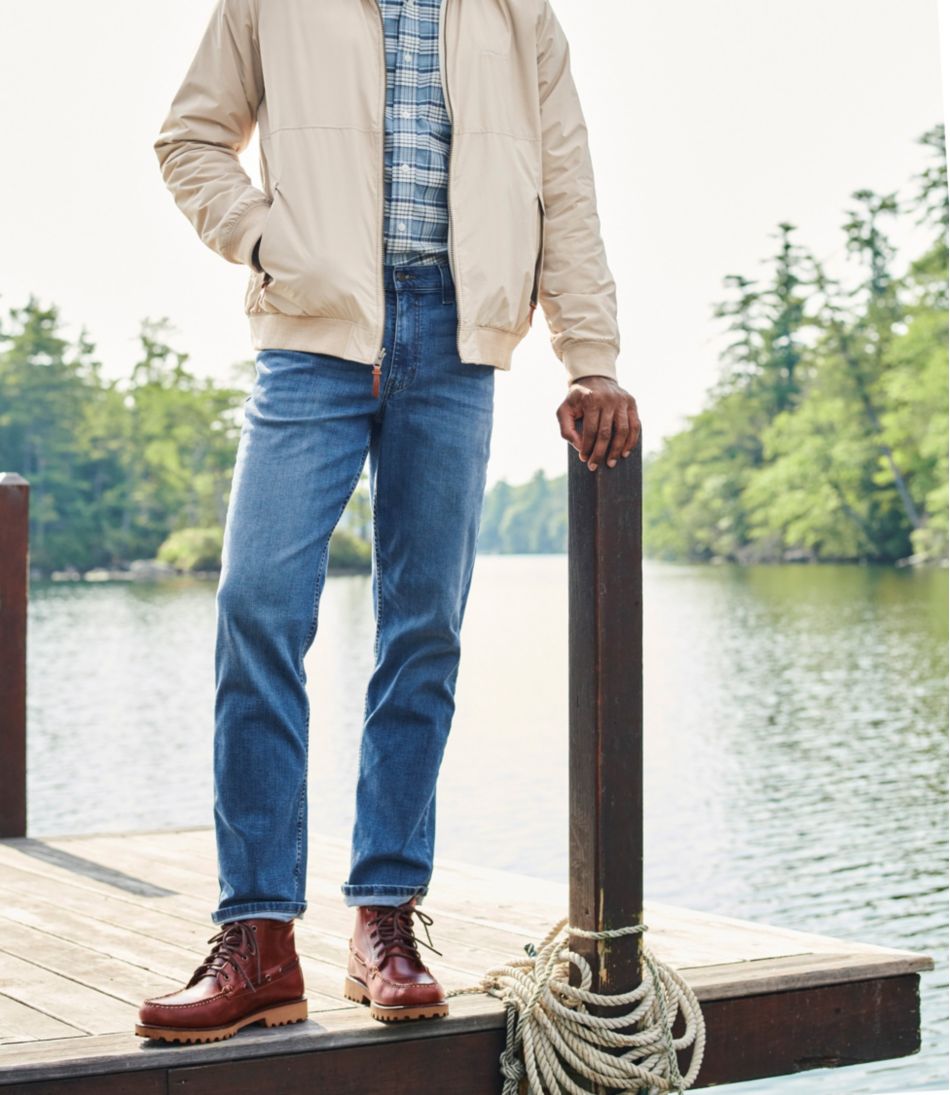 Men's BeanFlex® Jeans, Standard Athletic Fit, Straight Leg | L.L.Bean online