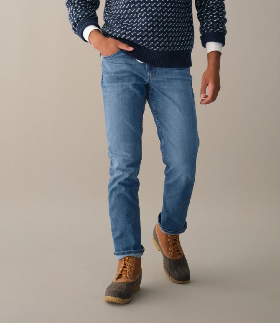 Men's BeanFlex® Jeans, Standard Athletic Fit, Straight Leg | L.L.Bean online