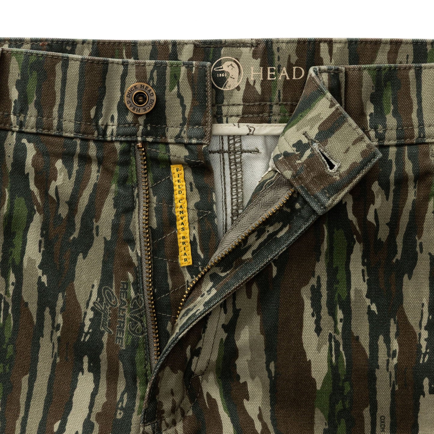 Duck Head Realtree Field Canvas Briar Pant - Original Camo