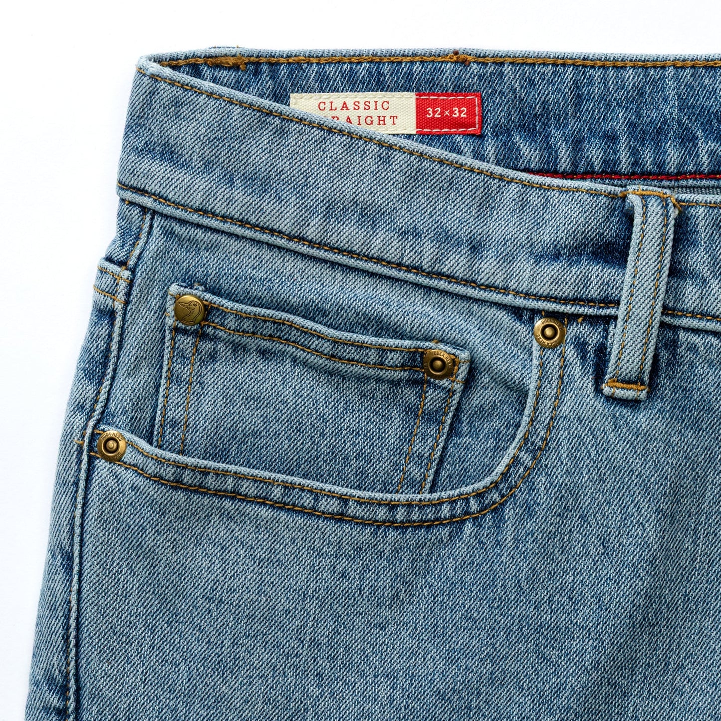 Duck Head Classic Straight Denim - Light Wash