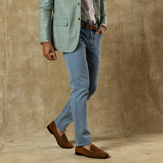 Duck Head Slim Straight Denim - Light Wash