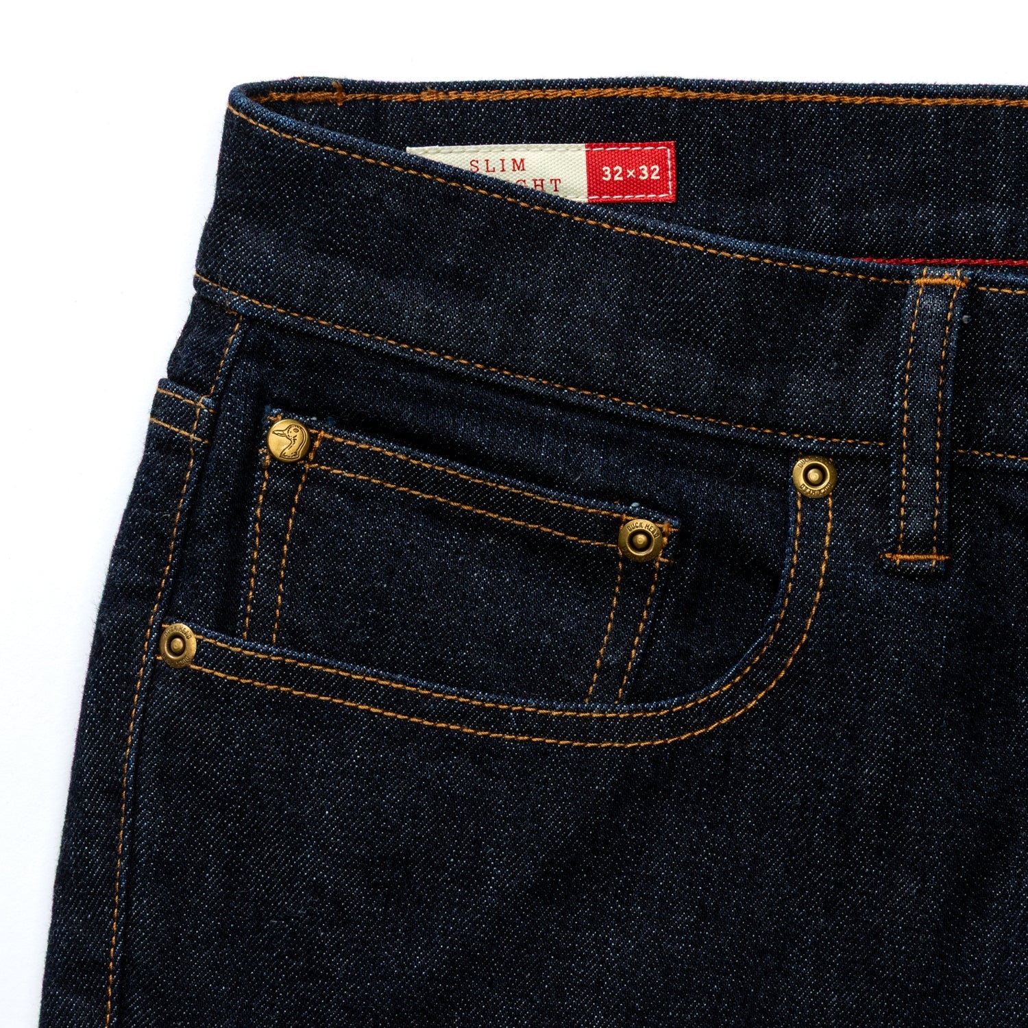 Duck Head Slim Straight Denim - Rinse Wash